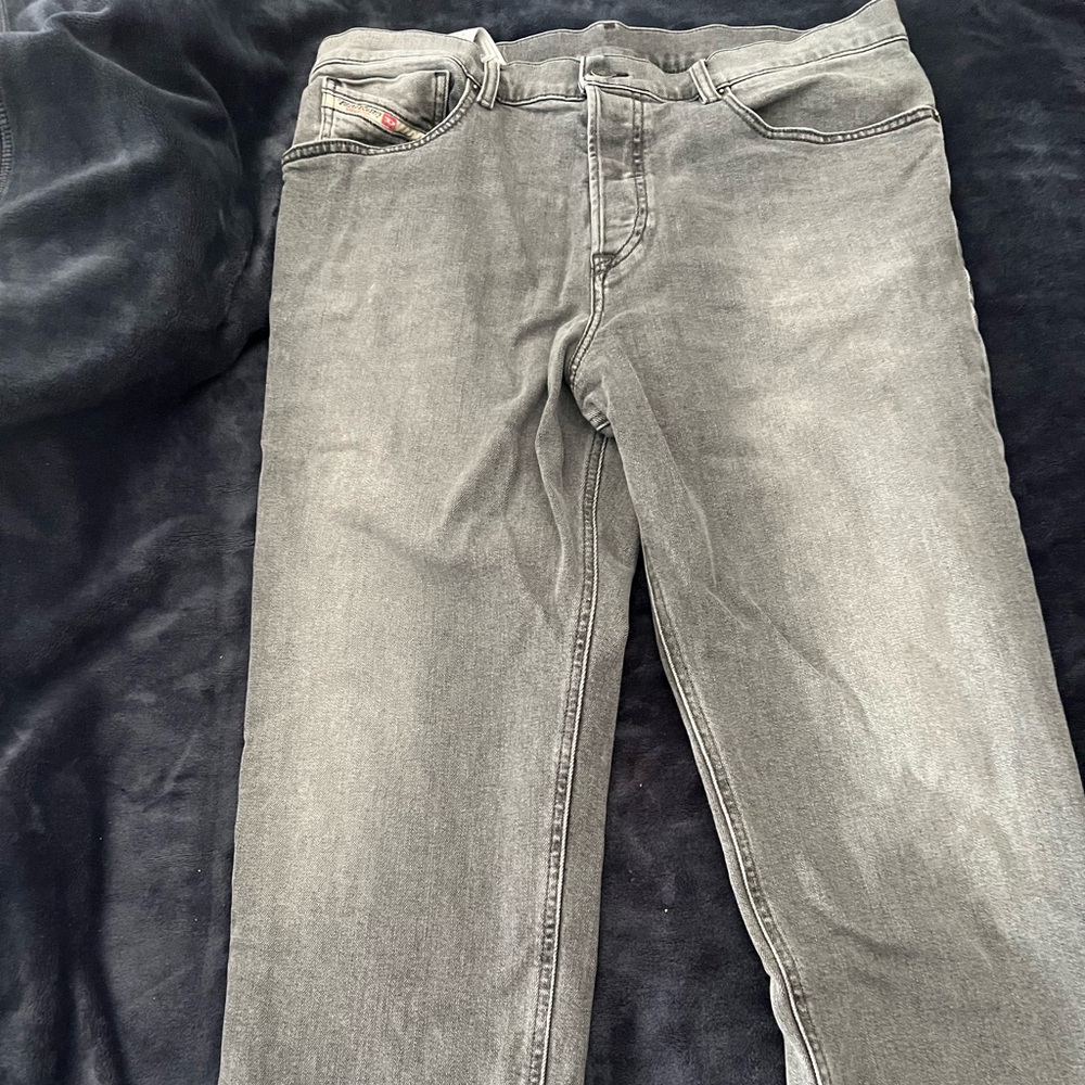 Diesel Men's Gray Jeans button-fly